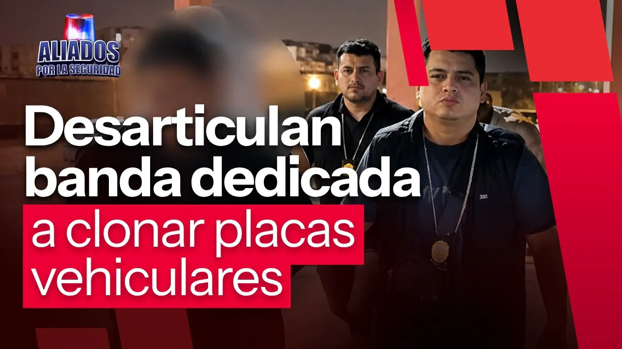 Reproducir: Desarticulan banda dedicada a clonar placas | "Aliados por la seguridad" EN VIVO por Radio Nacional