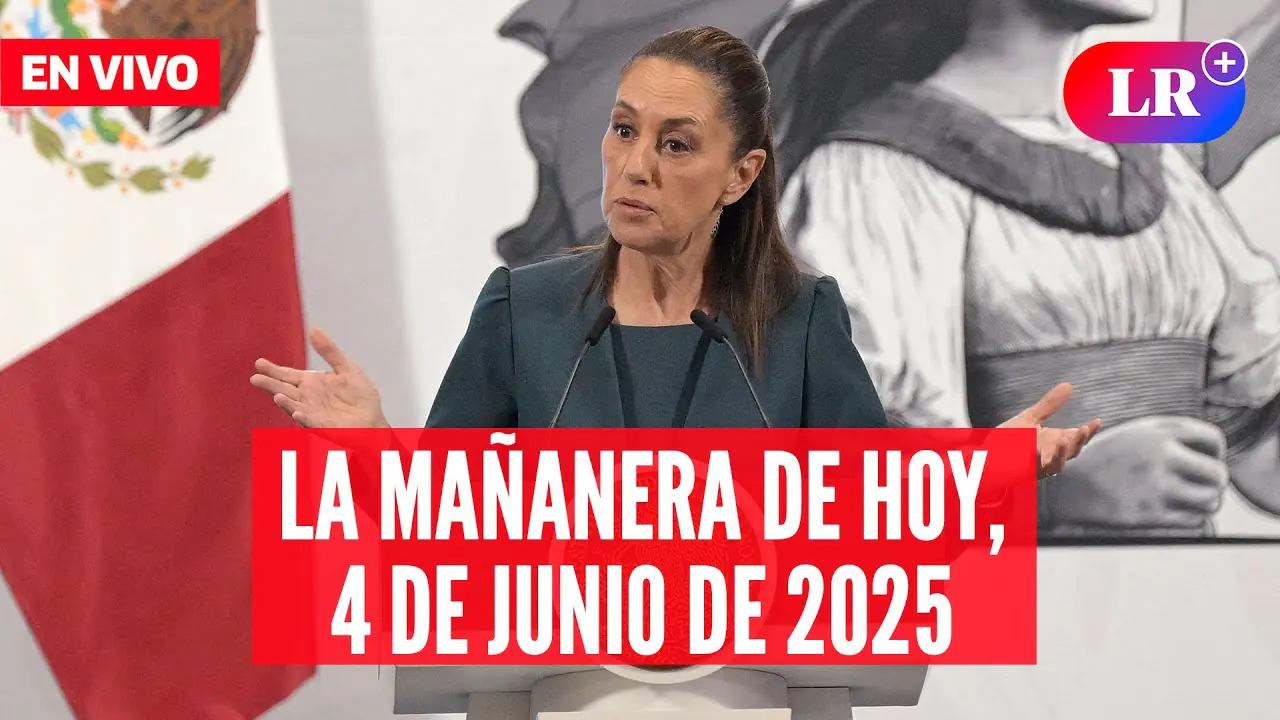 Reproducir: 🔴 Todo lo que dijo CLAUDIA SHEINBAUM en la Mañanera del Pueblo del 4 de junio de 2025
