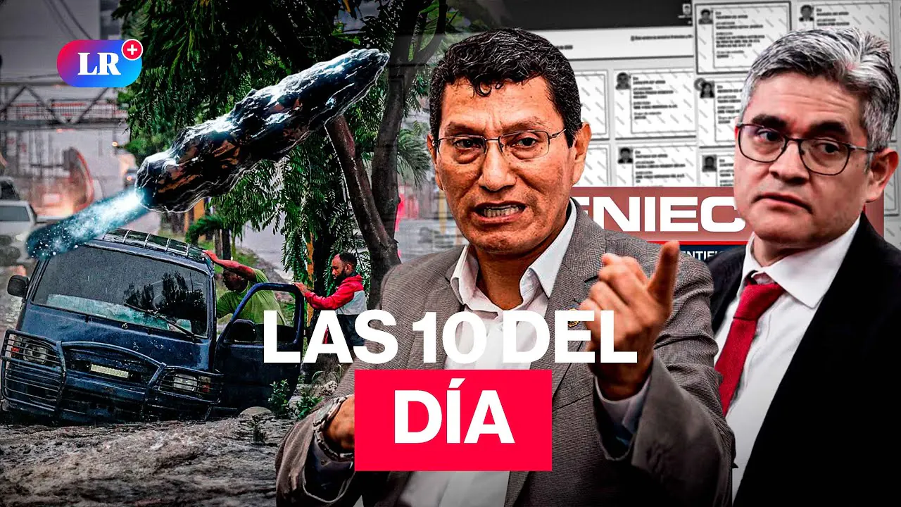 Reproducir: 🚨Huracán Melissa, difusión de datos en Reniec, Domingo Pérez y más este 29 de octubre | #Las10DelDía