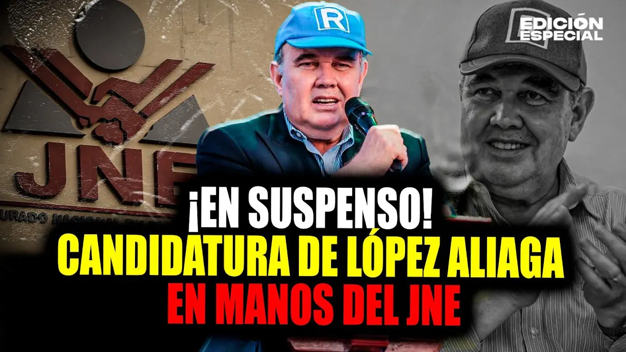 Reproducir: #EnVivo Rafael López Aliaga: JNE decidirá si continúa en carrera presidencial
