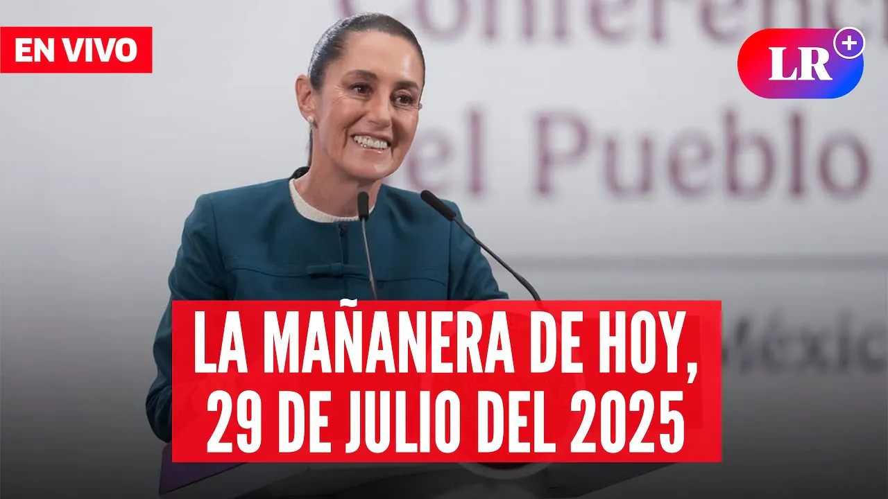 Reproducir: 🔴Claudia Sheinbaum en la Mañanera de hoy, 29 de julio | #EnDirectoLR
