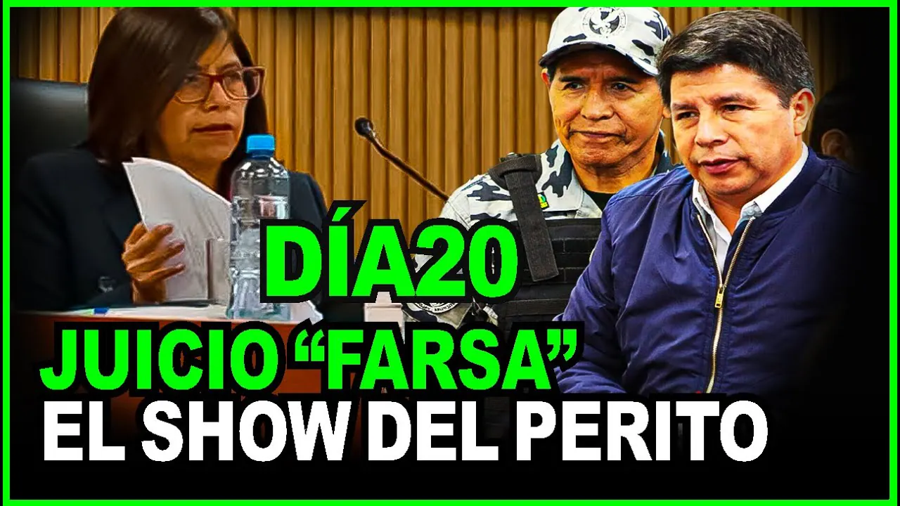 Reproducir: PEDRO CASTILLO! FISCALIA PRESNETA SUS PERITOS CONTRA LOS ACUSADOS JUICI "FARSA" DIA20