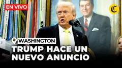 EN VIVO: TRUMP HACE IMPORTANTE ANUNCIO DESDE LA CASA BLANCA | El Comercio