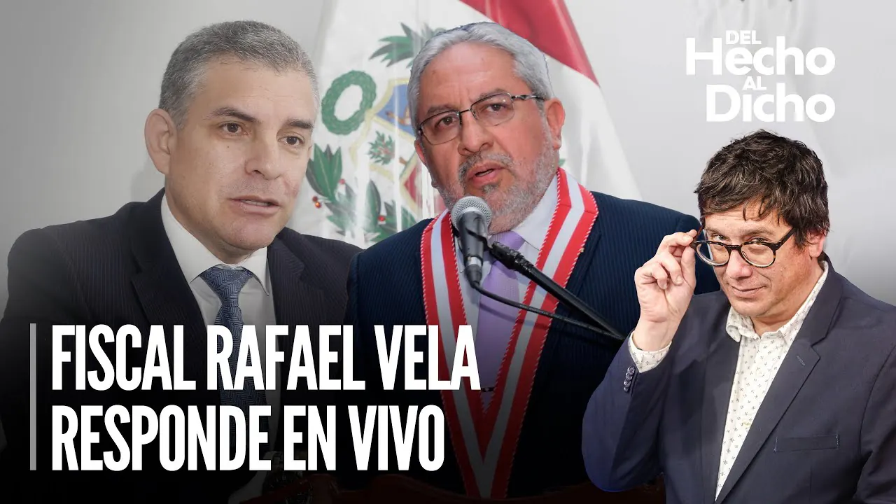 Reproducir: FISCAL RAFAEL VELA le responde a Juan Fernández Jerí EN VIVO | Del Hecho al Dicho con Jaime Chincha