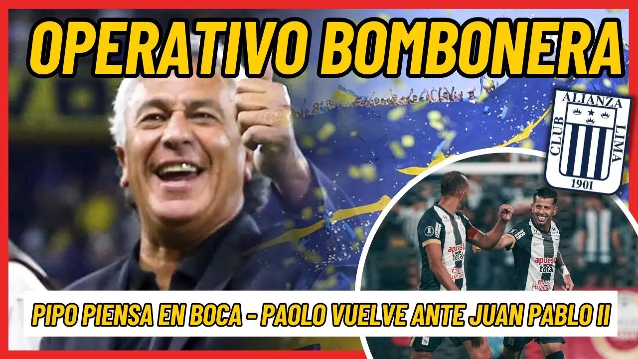 Reproducir: #ALIANZA LIMA VS. #BOCA JUNIORS: PIPO #GOROSITO BASUREA A LA #BOMBONERA / PAOLO #GUERRERO RECUPERADO