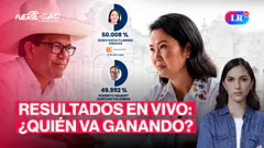 RESULTADOS SEGUNDA VUELTA EN VIVO: ASÍ VA LA PELEA ENTRE KEIKO Y SÁNCHEZ | FUERTE Y CLARO