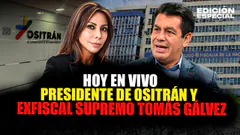 #EnVivo El exfiscal supremo Tomás Gálvez y presidente de Ositrán Verónica Zambrano