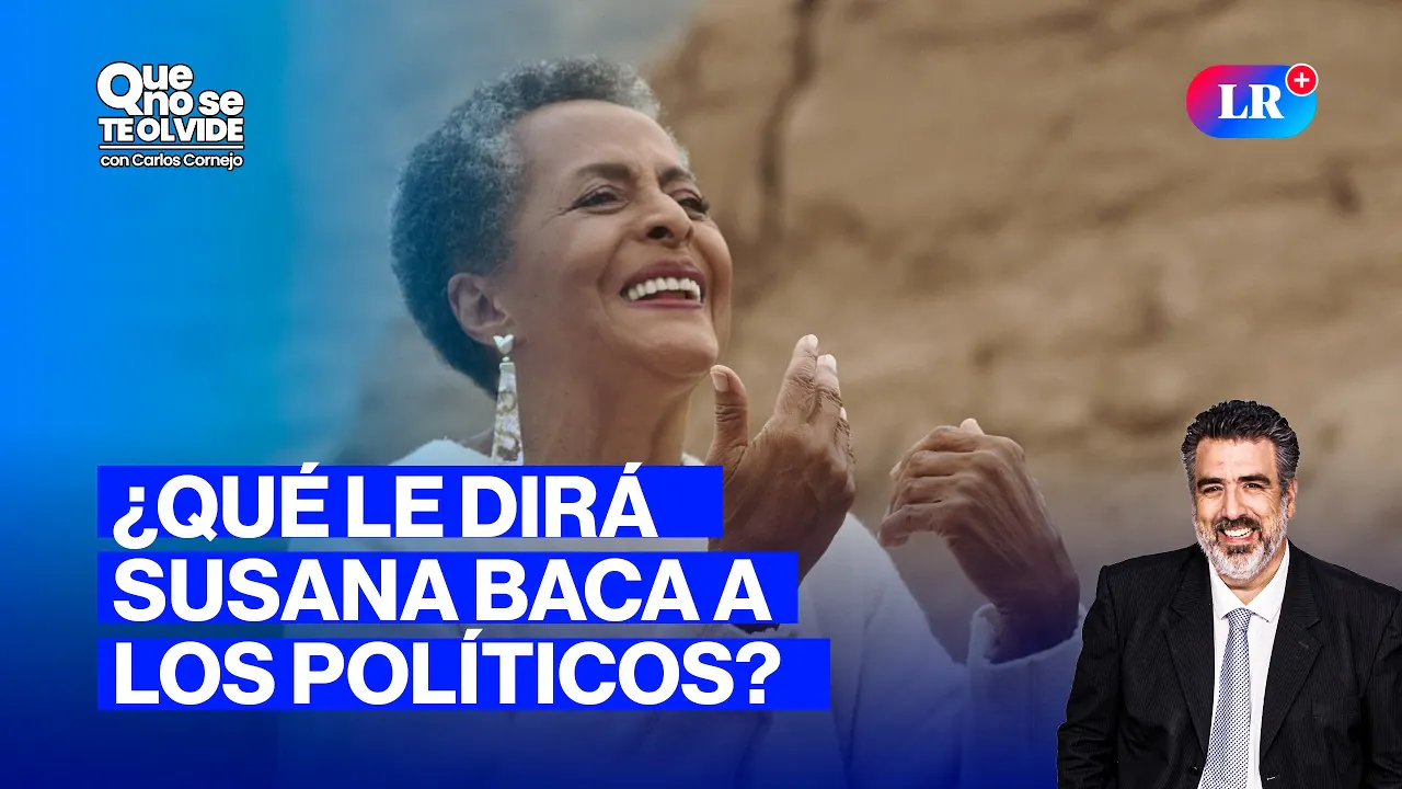 Reproducir: SUSANA BACA EN VIVO: ¿QUÉ LE CANTA AL PERÚ? | QUE NO SE TE OLVIDE CON CARLOS CORNEJO