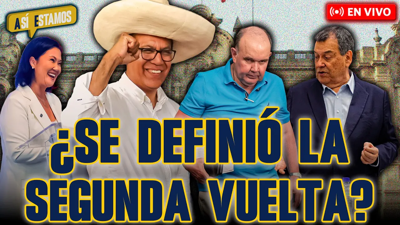 Reproducir: 🚨#ENVIVO | ¿ROBERTO SÁNCHEZ ESTARÁ EN SEGUNDA VUELTA?: RESULTADOS EN VIVO #ASÍESTAMOS