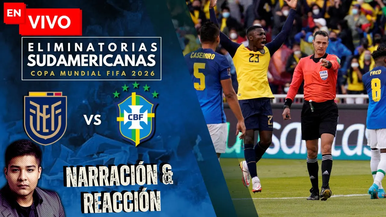 Reproducir: 🔴 ECUADOR VS. BRASIL #ENVIVO EN EL MONUMENTAL BANCO PICHINCHA POR LA FECHA 15 | CLASIFICATORIAS