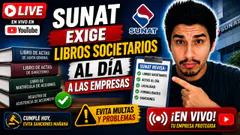 Sunat exige Libros Societarios al dia a las empresas