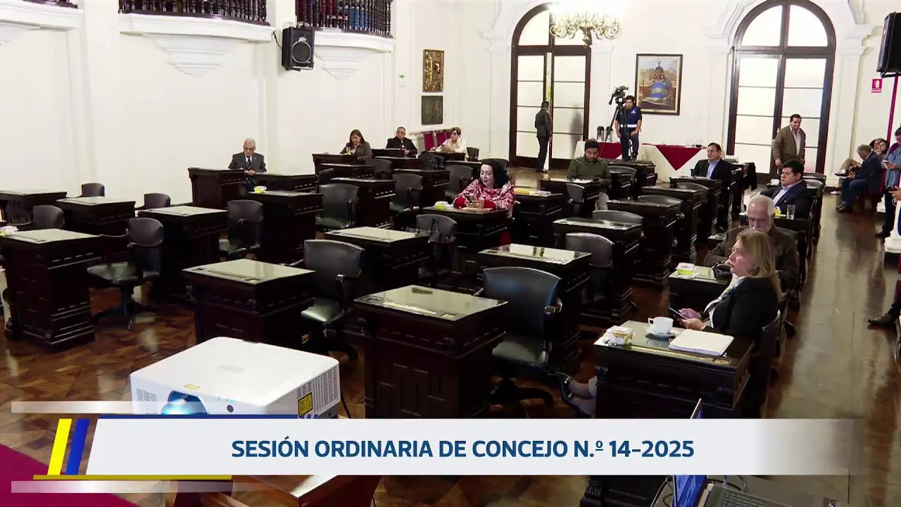 Reproducir: SESIÓN ORDINARIA DE CONCEJO N.º 14-2025 | 31 de julio.