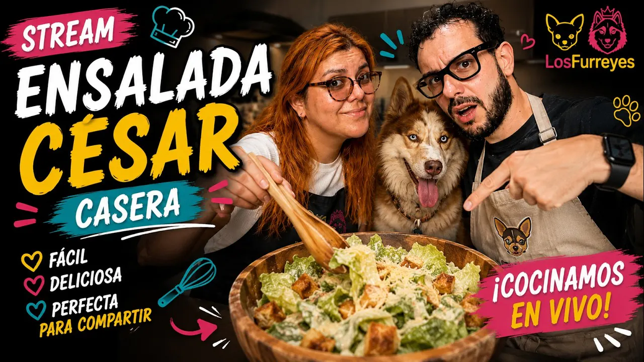 Reproducir: PREPARAMOS UNA ENSALADA DISTINTA? | ESTAMOS A DIETA?| LOSFURREYES EN VIVO
