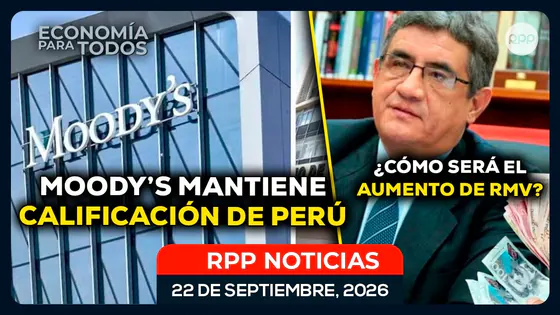 EN VIVO Anuncian aumento de sueldo mínimo en dos tramos | Moody's mantiene calificación de Perú