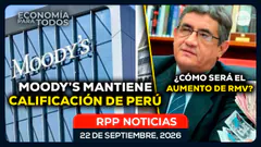 EN VIVO Anuncian aumento de sueldo mínimo en dos tramos | Moody's mantiene calificación de Perú
