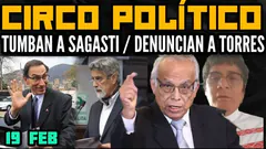 CONGRESO ARREMETE CONTRA SAGASTI Y VIZCARRA / DENUNCIAN A ANÍBAL TORRES / DINA RECHAZADA - 19 FEB