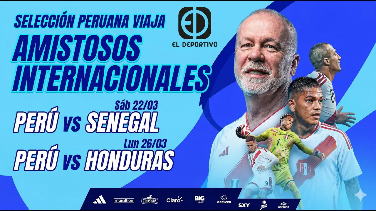 Reproducir: EN VIVO: SELECCIÓN PERUANA VIAJA PARA AMISTOSOS ANTE SENEGAL Y HONDURA | EL DEPORTIVO DIGITAL