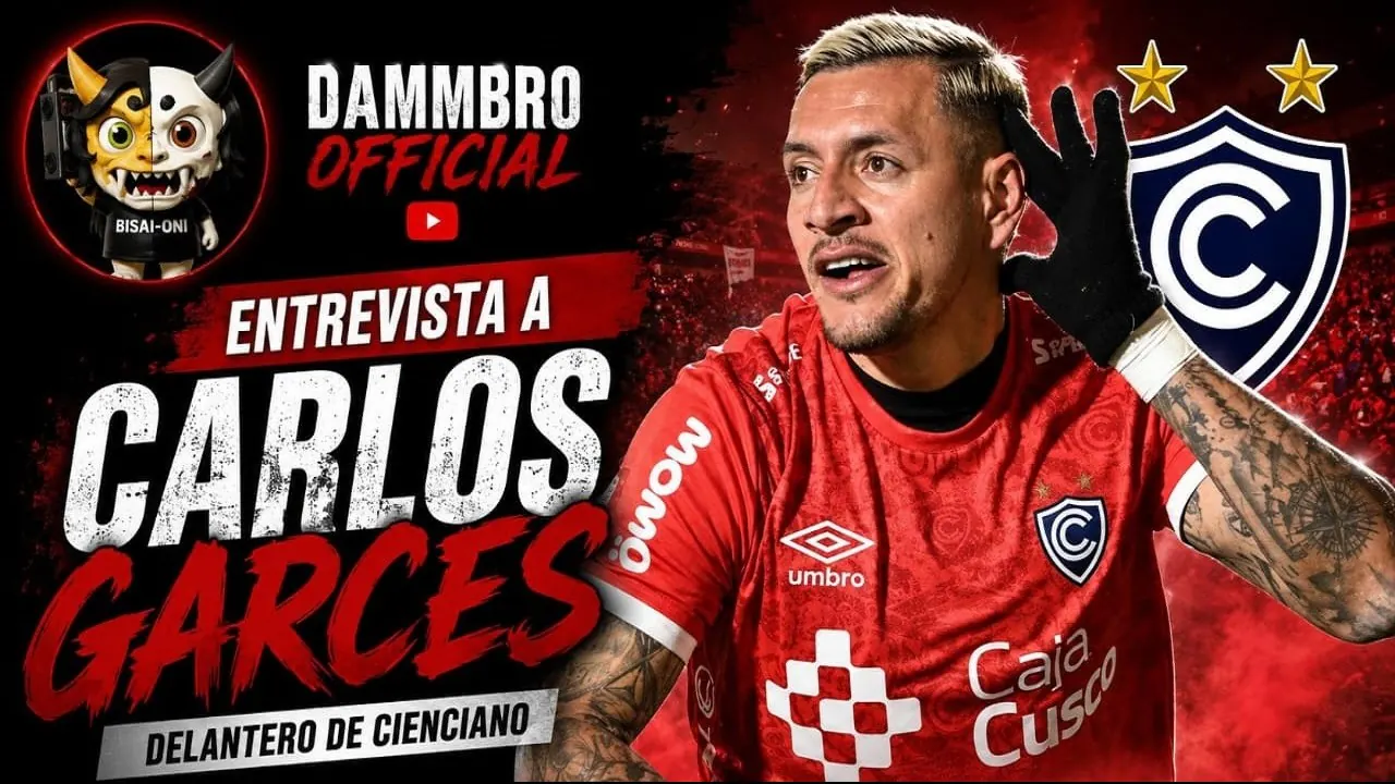 Reproducir: ¡EXCLUSIVA! Carlos Garcés habla en Dammbro Oficial | Entrevista al delantero de Cienciano