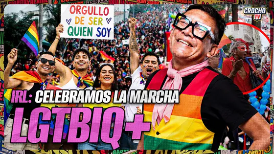 ¡BAYRO REAPARECE! IRL EN LA MARCHA LGBTQ+ | CROCHO TV