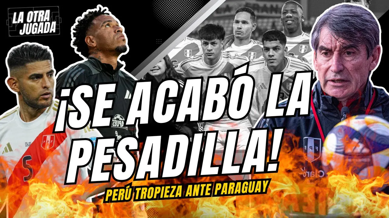 Reproducir: ¡ACABÓ LA PESADILLA! Perú 0-1 Paraguay