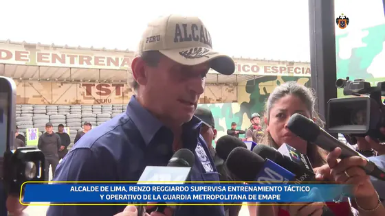 Entrenamiento táctico de la Guardia Metropolitana de Emape | 21 de setiembre