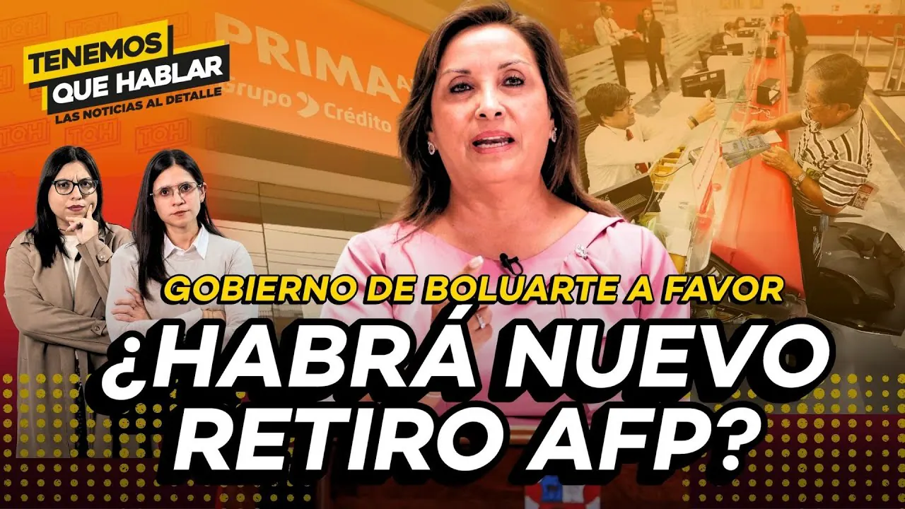 Reproducir: 🔴  ¿Qué falta para aprobar un nuevo retiro AFP? / Audio implica a Santiváñez y Arana | TQH EN VIVO