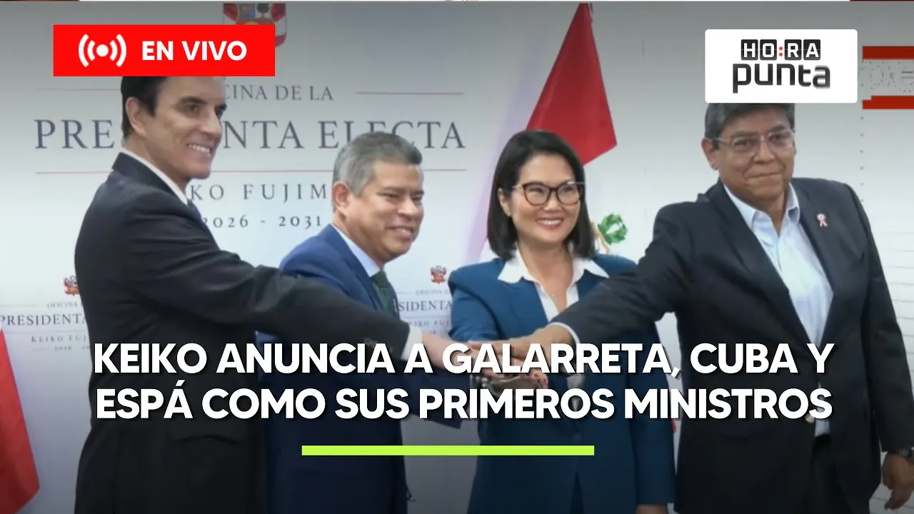 Reproducir: LUIS GALARRETA SE CONVIERTE EN EL PREMIER DE KEIKO FUJIMORI | HORA PUNTA