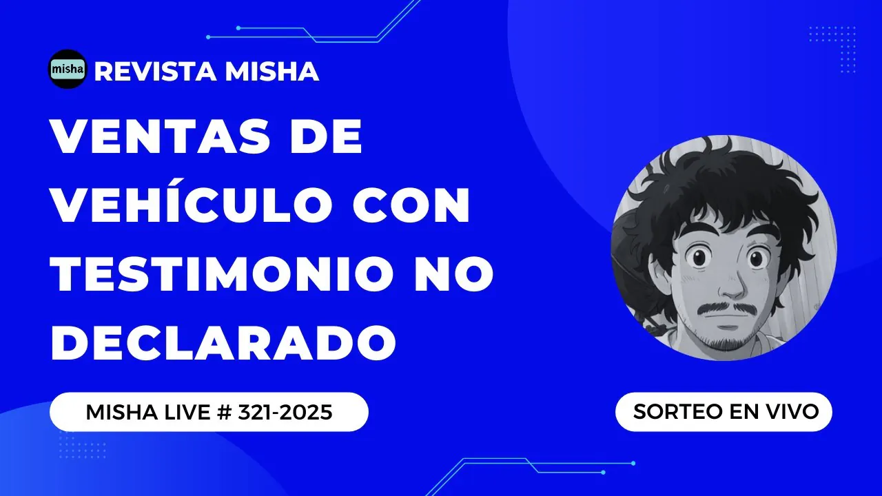 Reproducir: VENTAS DE VEHICULO CON TESTIMONIO NO DECLARADO
