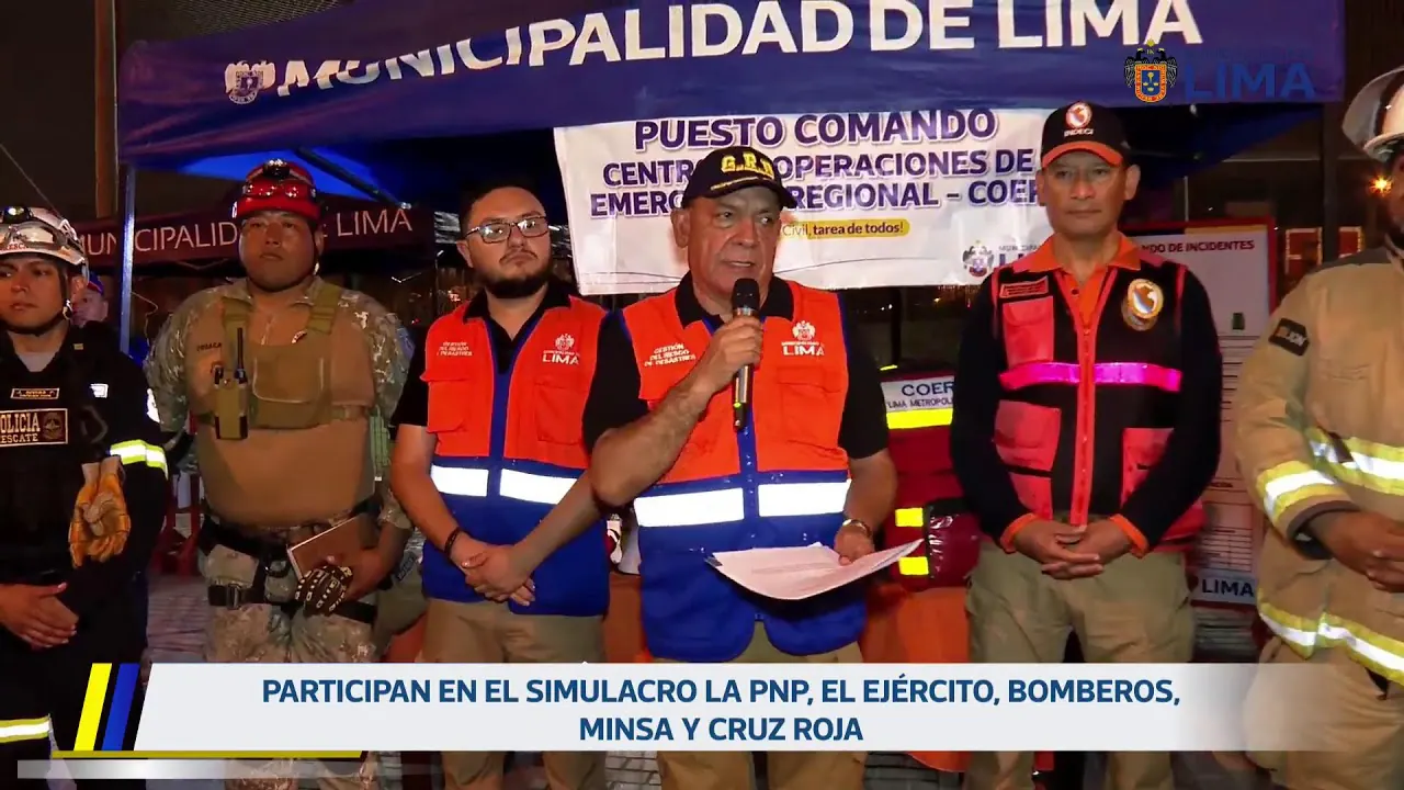Reproducir: Simulacro Comunitario Multipeligro en El Agustino | 22 de enero