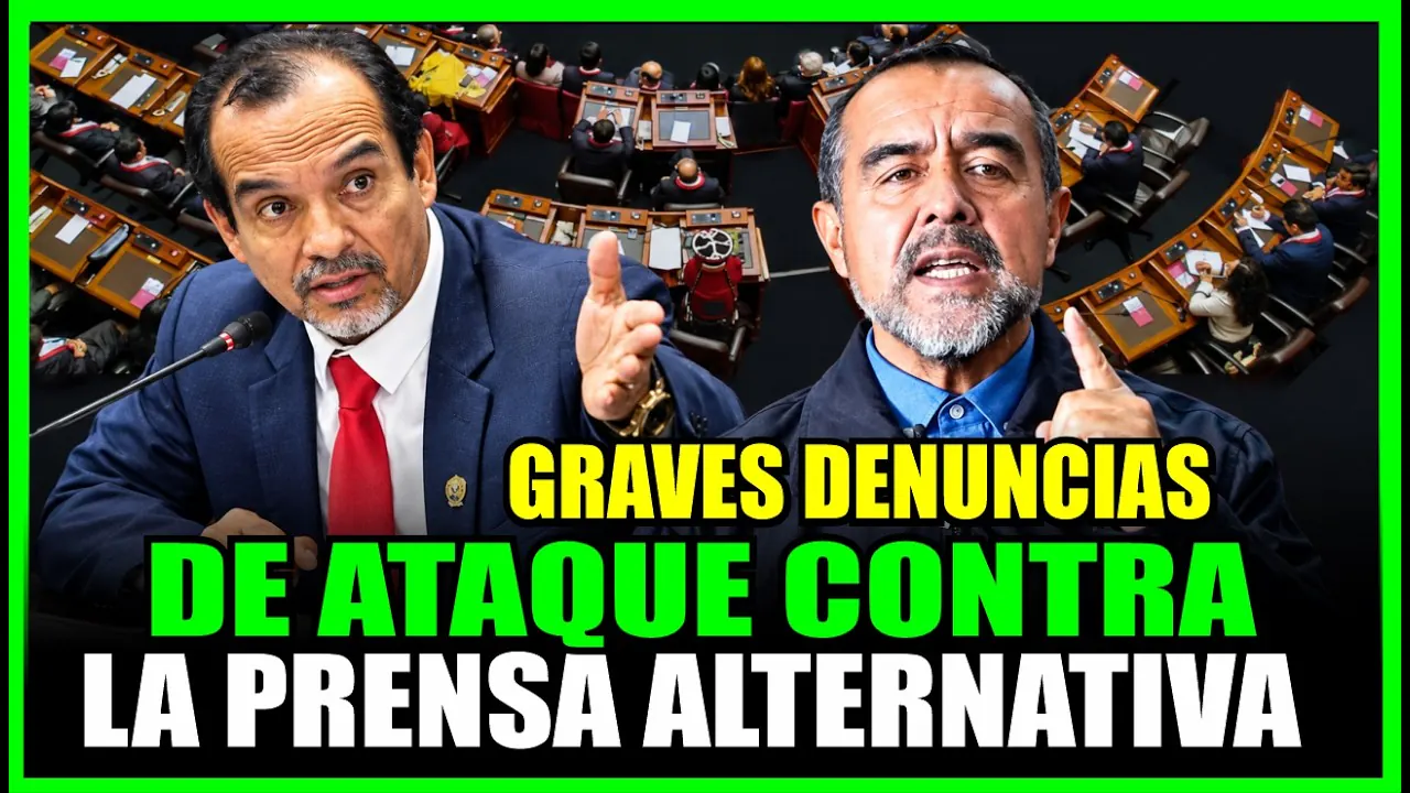 Reproducir: ÚLTIMO MINUTO! GRAVES DENUNCIAS DE ATAQUES CONTRA LA PRENSA ALTERNATIVA EN EL CONGRESO