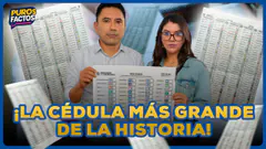 #ENVIVO | ASÍ SERÁ LA CÉDULA DE VOTACIÓN DE LAS PRÓXIMAS ELECCIONES EN PERÚ #PUROSFACTOS