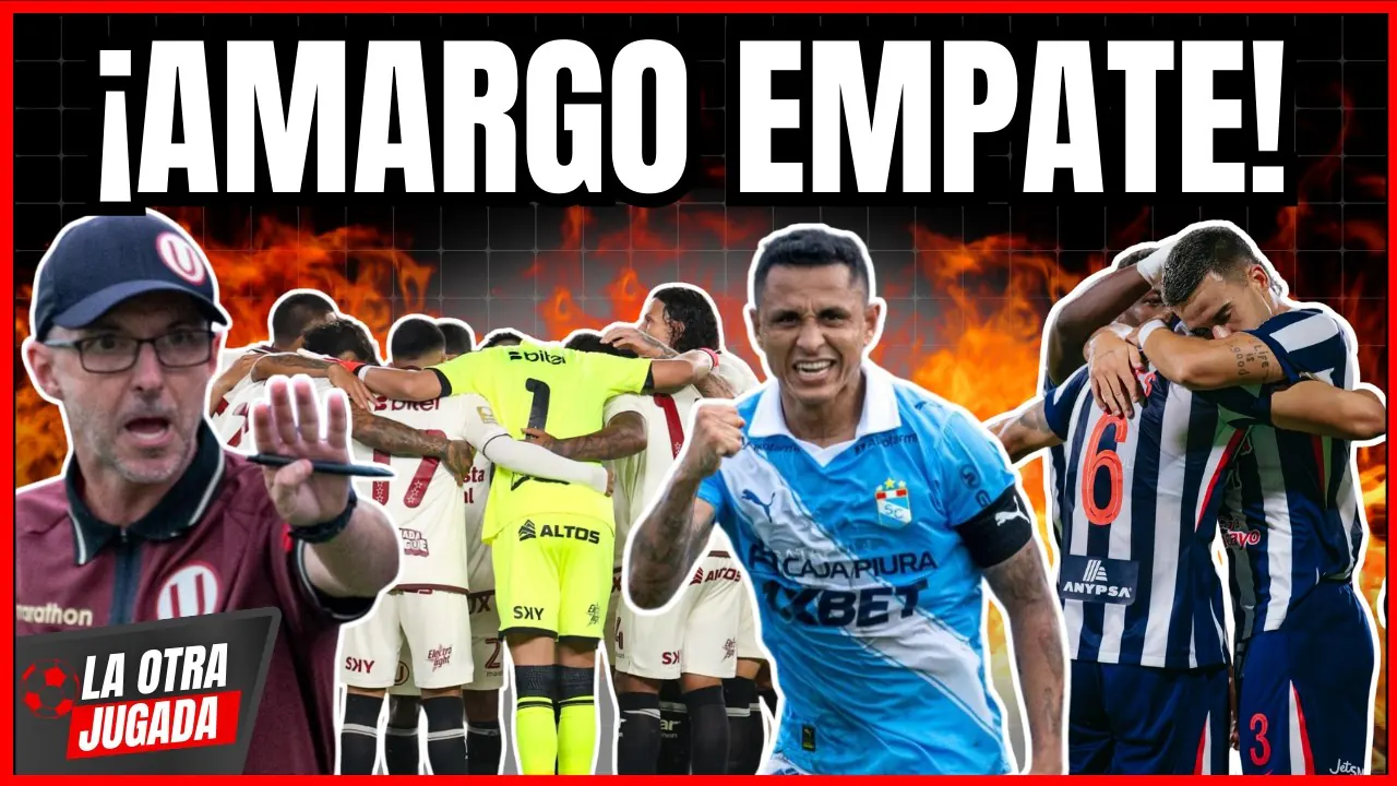 Reproducir: ¿RABANAL CULPABLE? CRISTAL 2-2 UNIVERSITARIO - ALIANZA, ¿EN CRISIS Y PUNTERO?