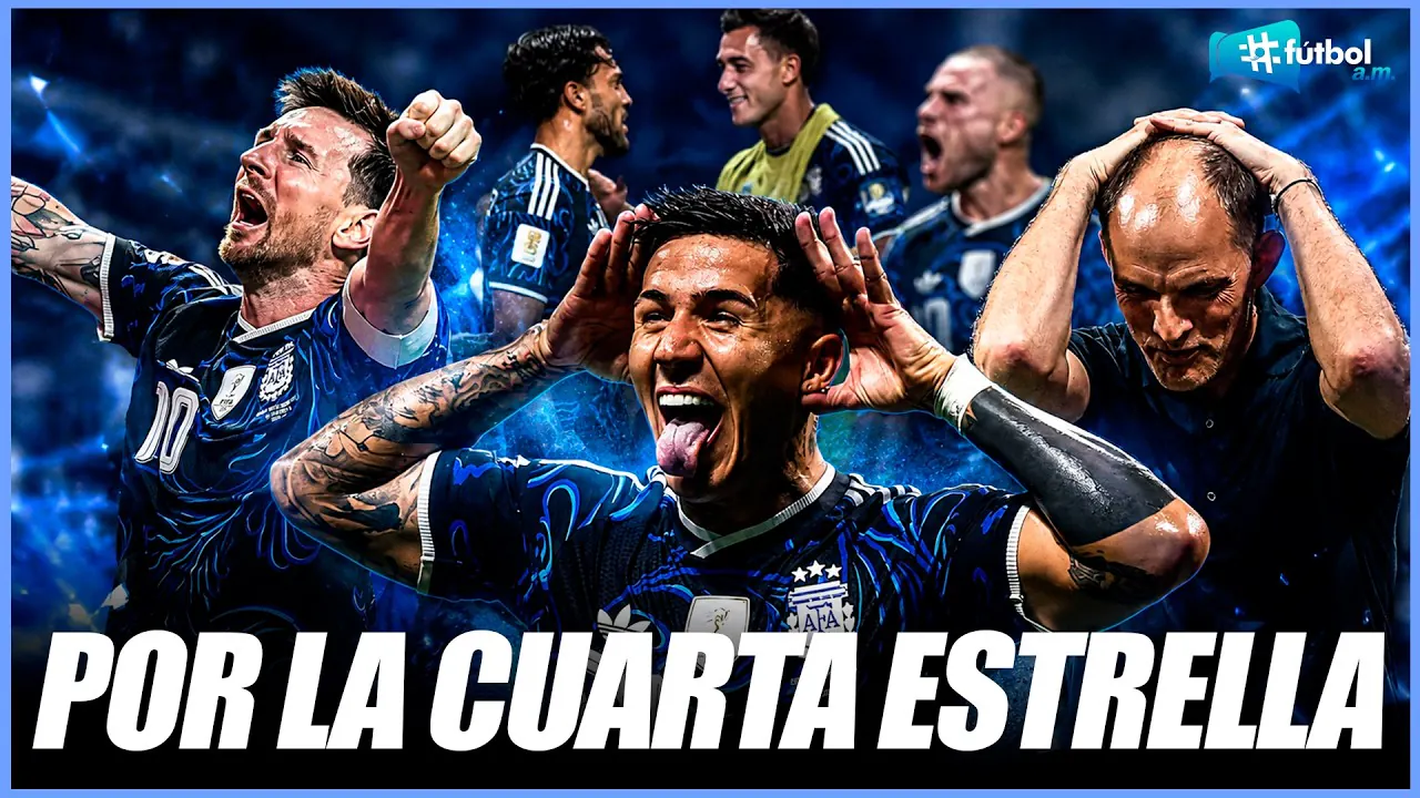 Reproducir: ARGENTINA remontó ante INGLATERRA y buscará su cuarta estrella ante ESPAÑA | Fútbol A.M. 16/07/26