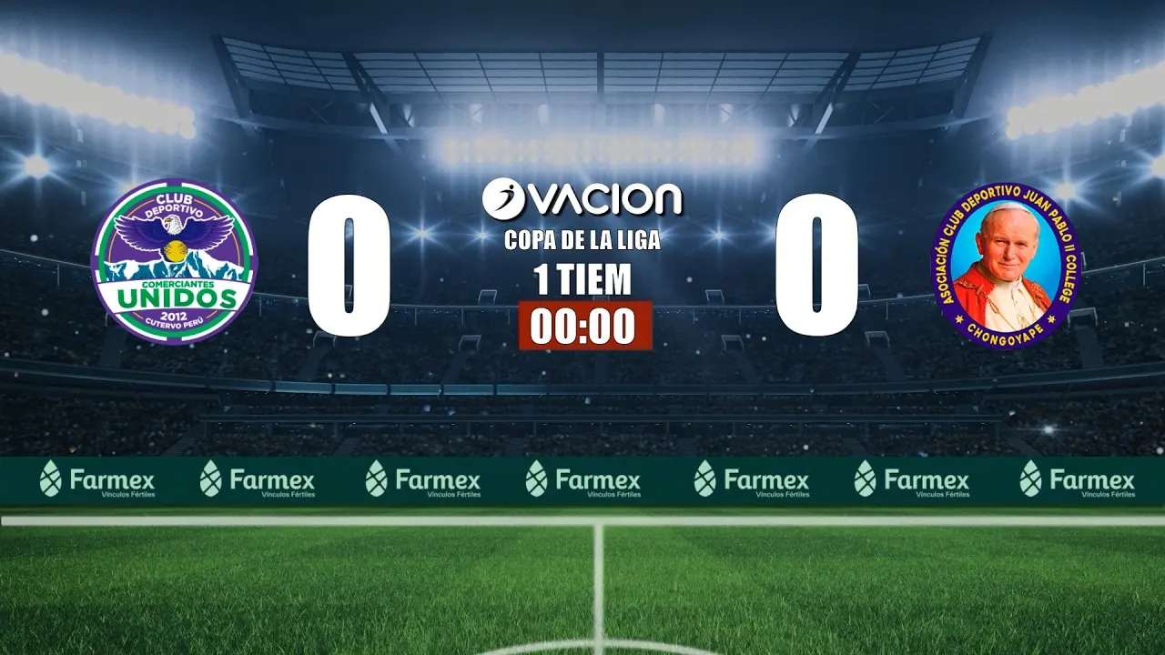 Reproducir: COMERCIANTES UNIDOS vs JUAN PABLO II por RADIO OVACION | COPA DE LA LIGA