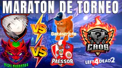 MARATÓN DE TORNEO LEFT 4 DEAD 2 | Paesos VS Gatastrofe | MichiHK VS Strike Egoístas | RU/EU/PE/MX