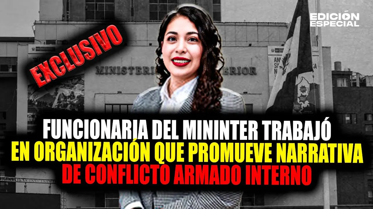 Reproducir: #EnVivo Exclusivo: Funcionaria de Mininter trabajó con grupo que impulsa versión de conflicto armado