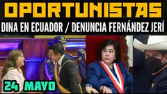 EX TRIBUNAL CONSTITUCIONAL SOBRE PEDRO CASTILLO / DINA DE PASEO EN ECUADOR - 24 MAYO