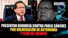 #EnVivo Renovación Popular denuncia a Pablo Sánchez por presunto pago de favores a Delia Espinoza