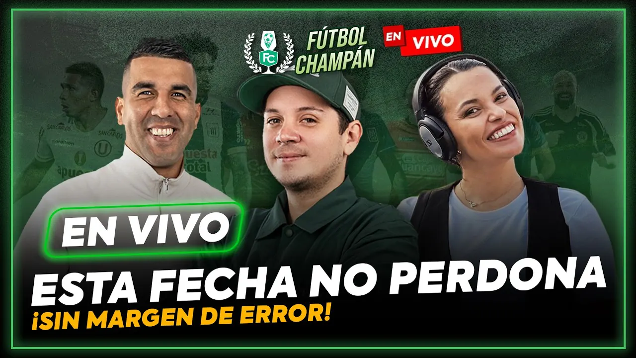 Reproducir: FÚTBOL CHAMPÁN: FECHA DECISIVA, ALIANZA LIMA Y CIENCIANO SE JUEGAN LA PUNTA. HOY JUEGAN SC Y LA U