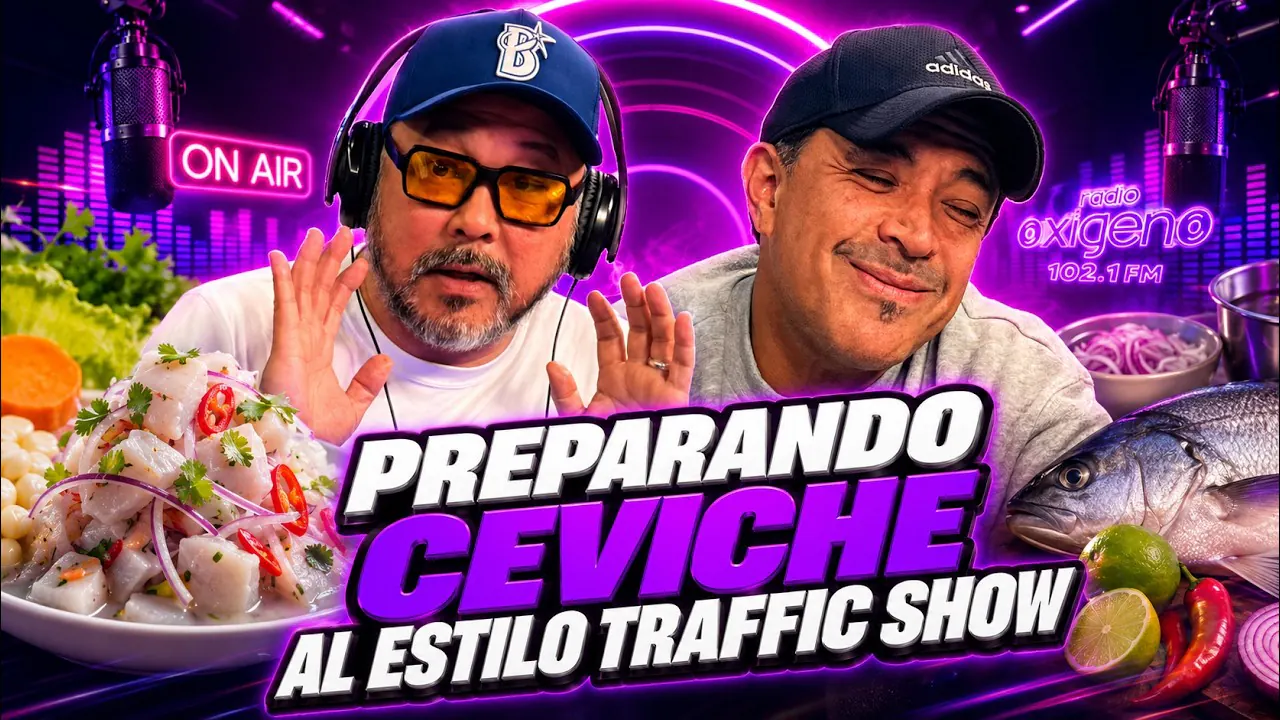 Reproducir: #envivo ¡POR EL DÍA DEL CEVICHE PREPARAMOS UN AL ESTILO TRAFFIC SHOW! - CON CHINO Y ADOLFO