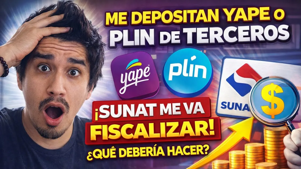 Reproducir: Me depositan yape o plin de terceros, ¡SUNAT ME VA FISCALIZAR!" ¿QUE DEBERIA HACER?