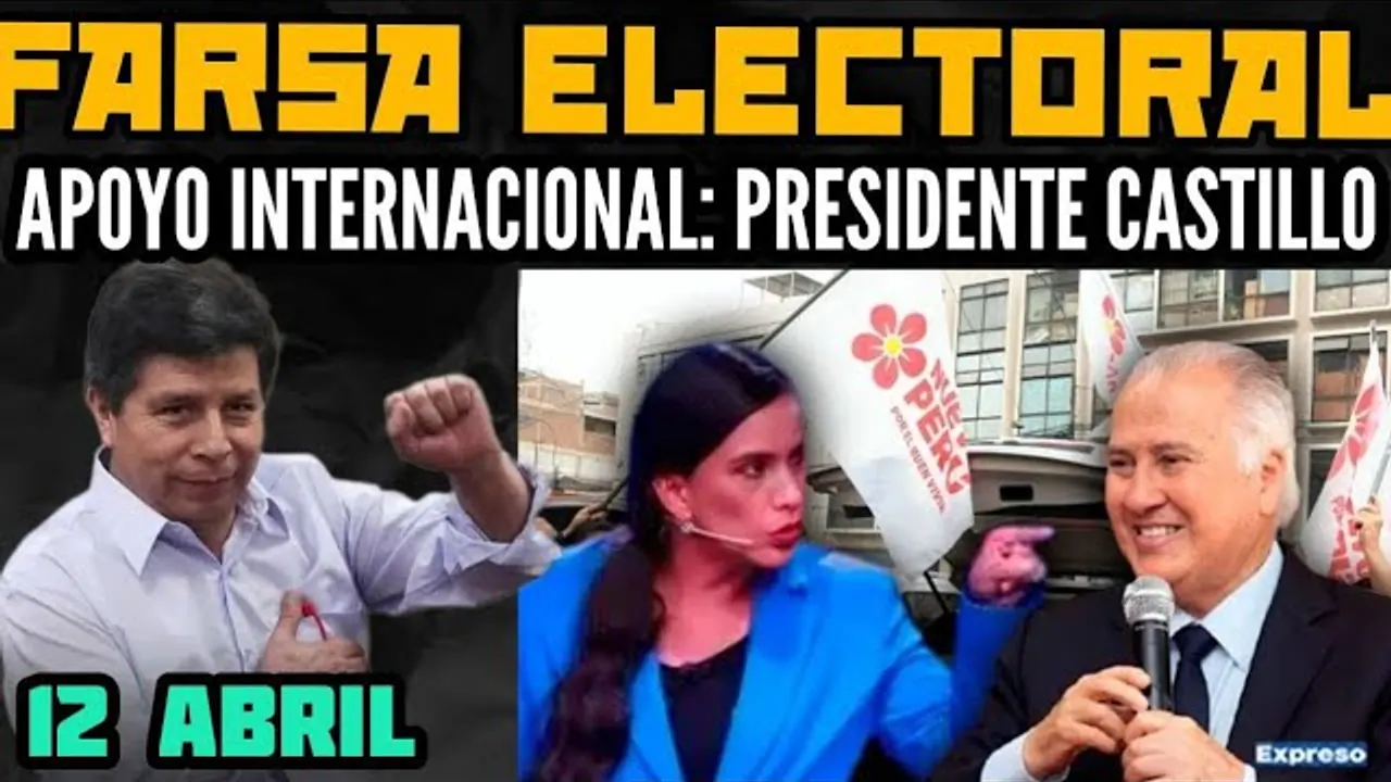 Reproducir: JNE CIERRA HOY LISTA DE PARTIDOS POLÍTICOS PARA ELECCIONES  / APOYO INTERNACIONAL A PEDRO CASTILLO