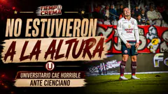 MAL DE ALTURA, UNIVERSITARIO CAE ANTE CIENCIANO | TIEMPO CREMA x OVACIÓN