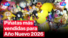 Año Nuevo 2026: Piñatas con rostros de José Jerí y el "Mostruo" las más vendidas l #EnVivoLR