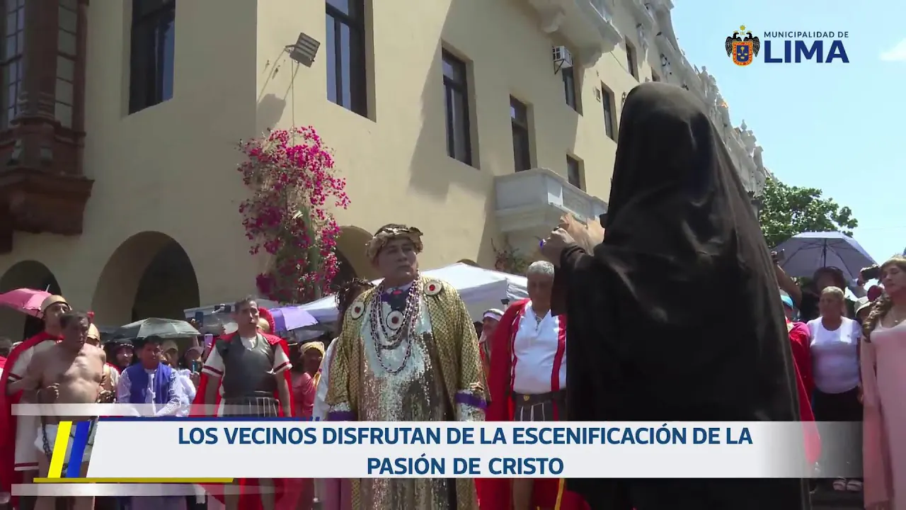 Reproducir: Recreación de la pasión de Cristo. 18 de abril.