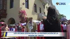 Recreación de la pasión de Cristo. 18 de abril.
