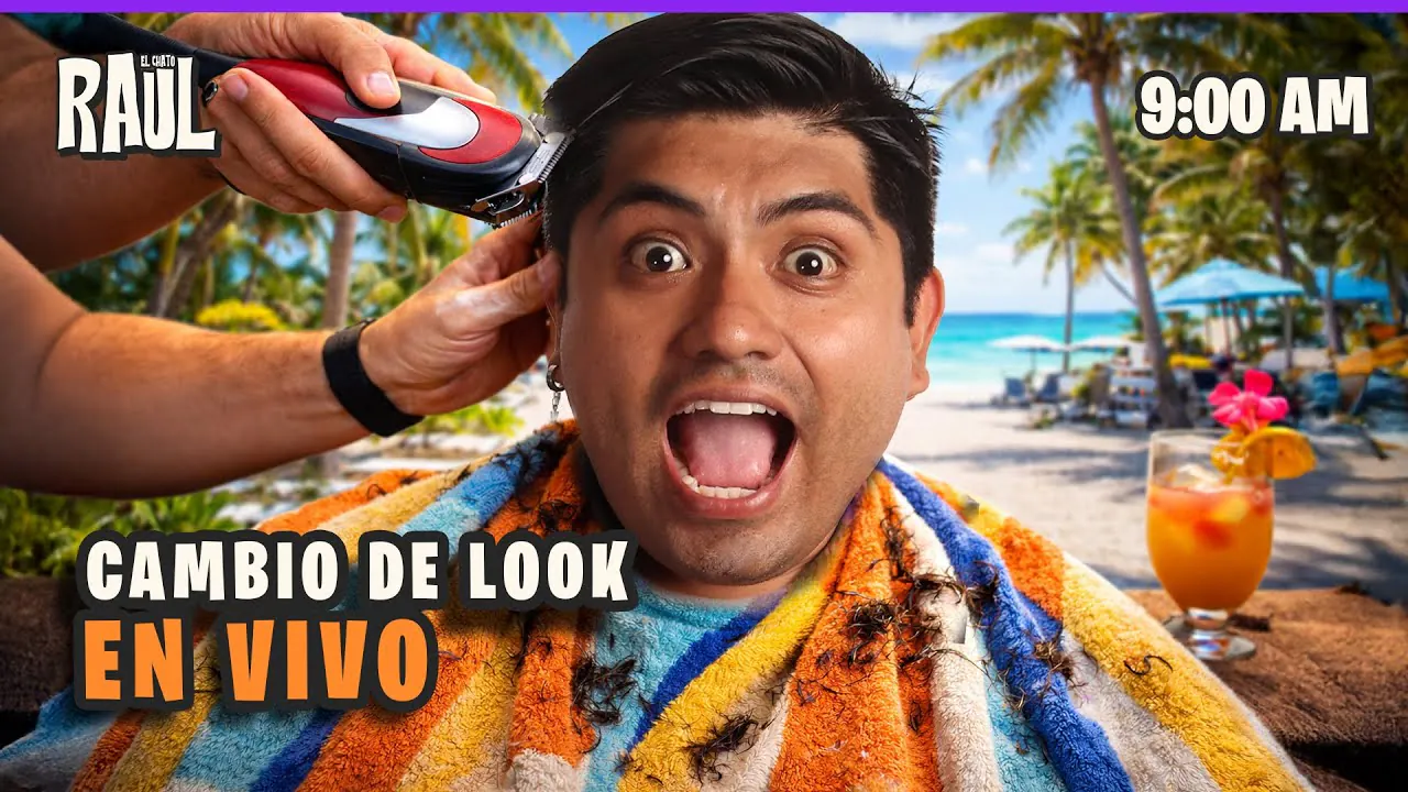 Reproducir: ME CAMBIO EL LOOK EN VIVO ✂️ FEAT MARTÍN BARBERO😱 😱🔥| #elchatoraul
