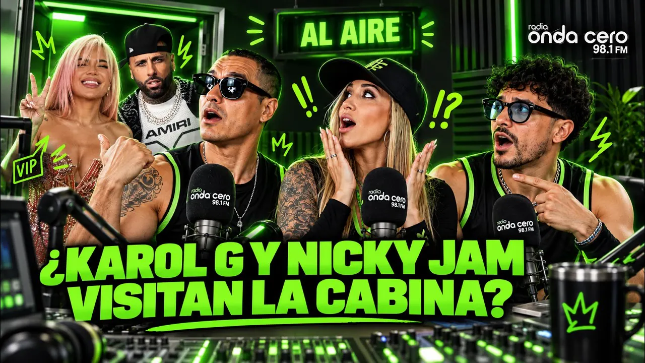 Reproducir: ¿KAROL G Y NICKY JAM VISITAN LA CABINA? 🔥 - Onda Expansiva - RADIO ONDA CERO