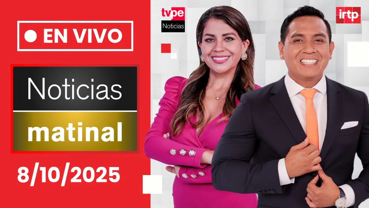 Reproducir: TVPerú Noticias EN VIVO: Edición matinal, hoy miércoles 8 de octubre del 2025