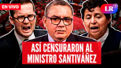 CONGRESO EN VIVO: PLENO VOTA MOCIÓN DE CENSURA CONTRA MINISTRO SANTIVÁÑEZ | #EnDirectoLR